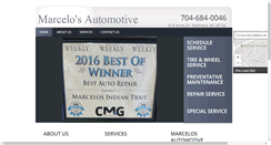 Desktop Screenshot of marcelosautomotive.com